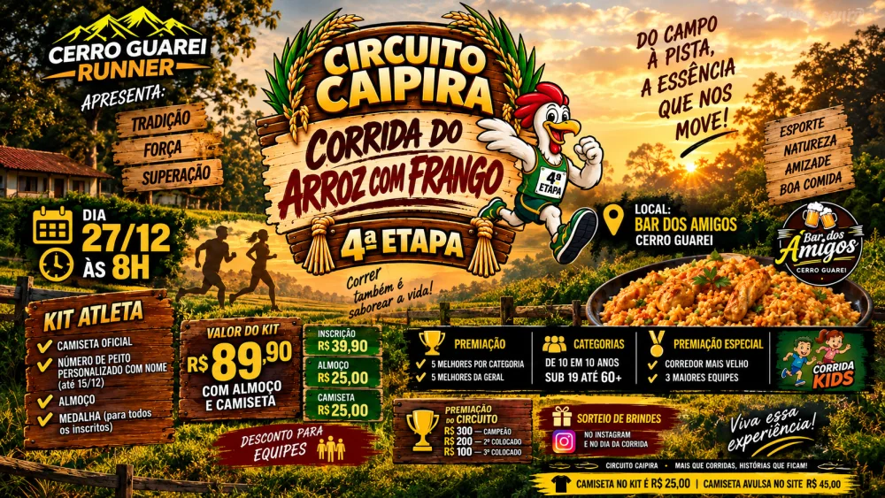 Corrida do Arroz com Frango